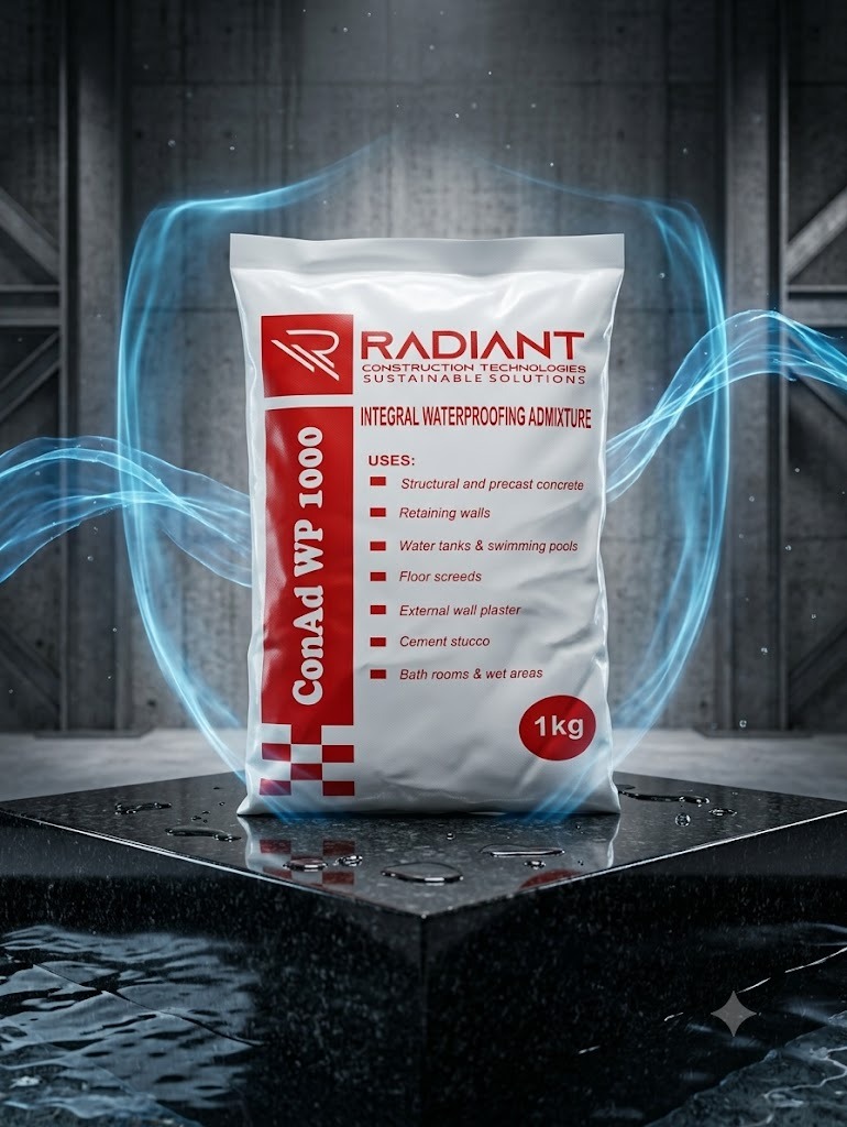 ConAD WP-1000 integral waterproofing admixture 1kg pack