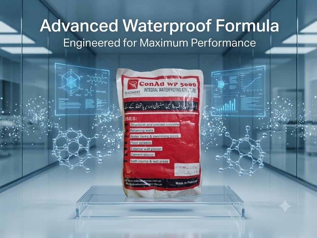 ConAD WP-5000 integral waterproofing admixture 1kg pack
