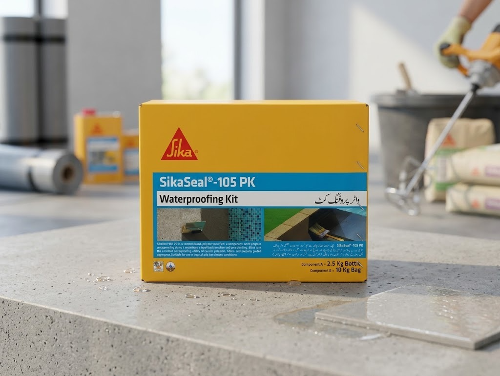 Sika Seal 105 12.5kg two-component cementitious waterproofing slurry